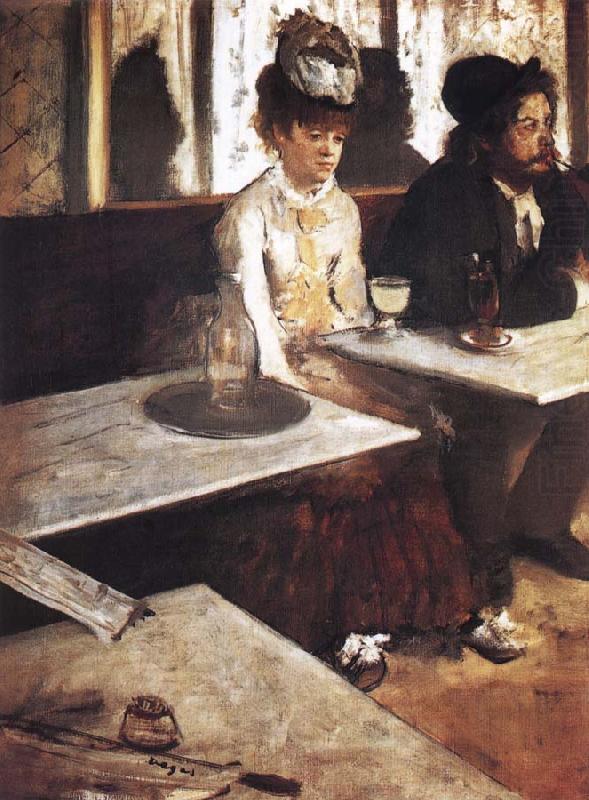 Germain Hilaire Edgard Degas In a Cafe oil painting picture